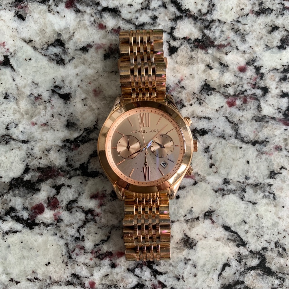 Rose Gold Michael Kors Watch